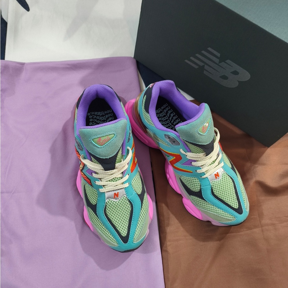 New Balance Women's Teal, Purple & Pink Running Sneakers